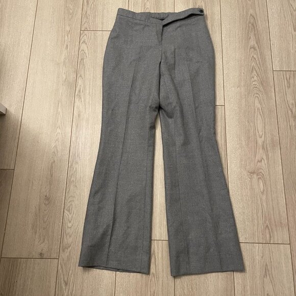 Elaine Skoglund Women's Bootcut Dress Pants Flat Front Gray - Picture 2 of 11